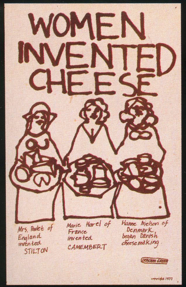 Women invented cheese